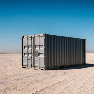 New one-trip 10ft shipping container, compact three metre body with closed cargo doors